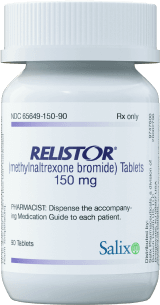 RELISTOR® (methylnaltrexone bromide) 150mg tablet bottle